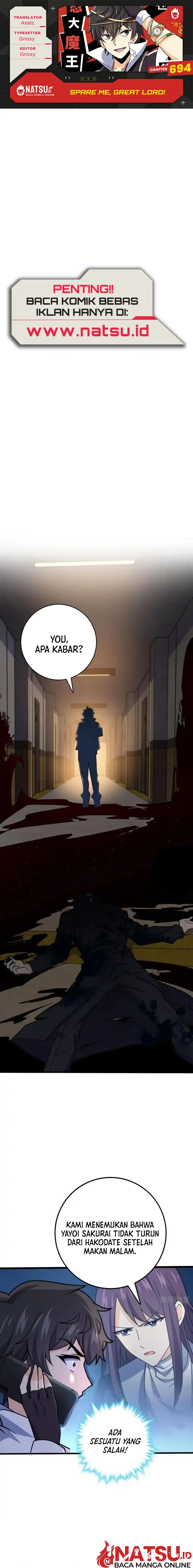 Spare Me, Great Lord! Chapter 694